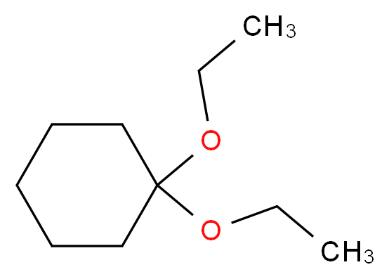 环己酮二乙基乙缩醛_分子结构_CAS_1670-47-9)