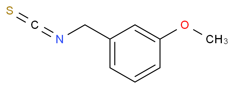 1-(isothiocyanatomethyl)-3-methoxybenzene_分子结构_CAS_75272-77-4