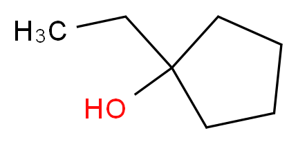 1-Ethylcyclopentanol_分子结构_CAS_1462-96-0)