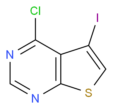 4-Chloro-5-iodothieno[2,3-d]pyrimidine_分子结构_CAS_885229-27-6)