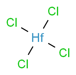 四氯化铪_分子结构_CAS_13499-05-3)