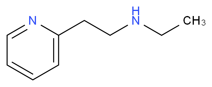 ethyl[2-(pyridin-2-yl)ethyl]amine_分子结构_CAS_6304-26-3