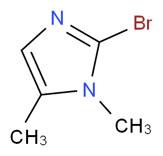 2-Bromo-1,5-dimethyl-1H-imidazole_分子结构_CAS_235426-31-0)