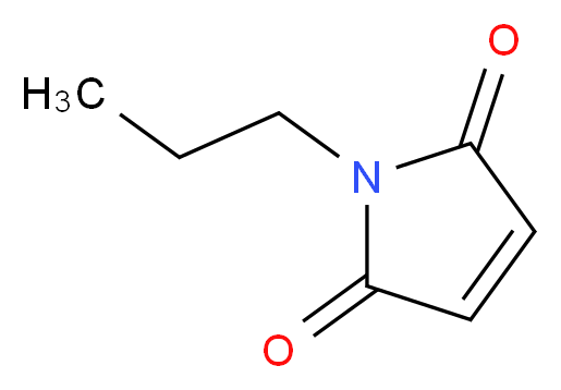 1-propyl-2,5-dihydro-1H-pyrrole-2,5-dione_分子结构_CAS_21746-40-7