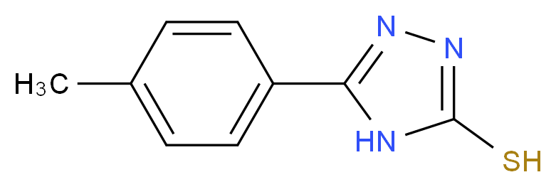 5-(4-Methylphenyl)-4H-1,2,4-triazole-3-thiol_分子结构_CAS_)