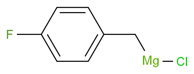 chloro[(4-fluorophenyl)methyl]magnesium_分子结构_CAS_1643-73-8