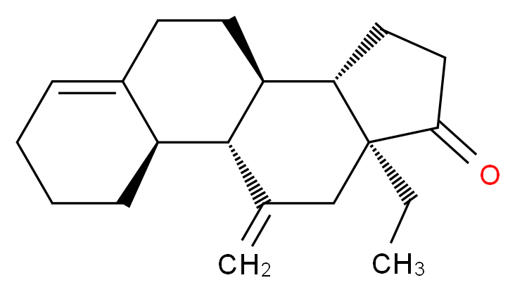 13β-Ethyl-11-methylenegon-4-en-17-one_分子结构_CAS_54024-21-4)