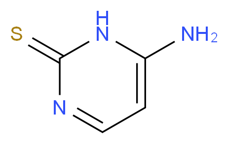 4-Amino-2-mercaptopyrimidine_分子结构_CAS_333-49-3)