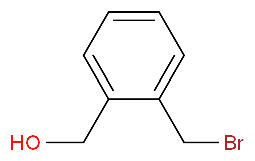 [2-(bromomethyl)phenyl]methanol_分子结构_CAS_74785-02-7