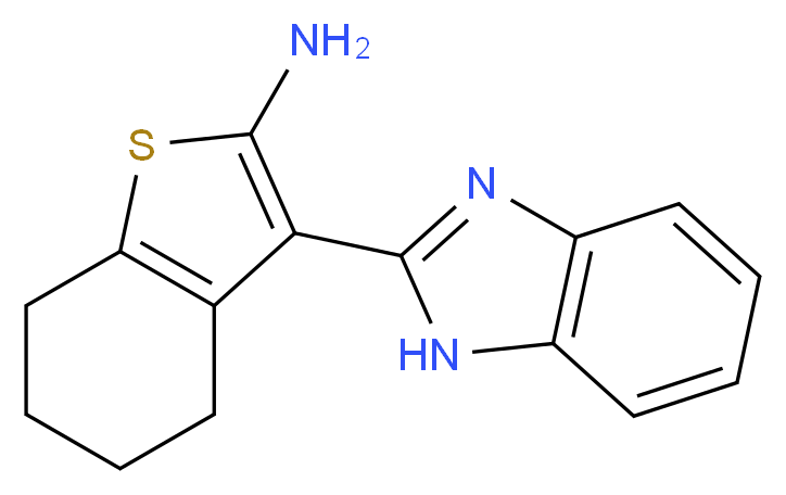 3-(1H-Benzoimidazol-2-yl)-4,5,6,7-tetrahydro-benzo[b]thiophen-2-ylamine_分子结构_CAS_143361-89-1)