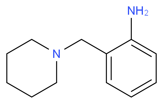 2-(piperidin-1-ylmethyl)aniline_分子结构_CAS_19577-83-4)