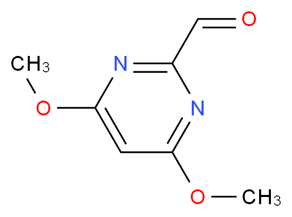 4,6-Dimethoxypyrimidine-2yl-carboxaldehyde_分子结构_CAS_125966-89-4)