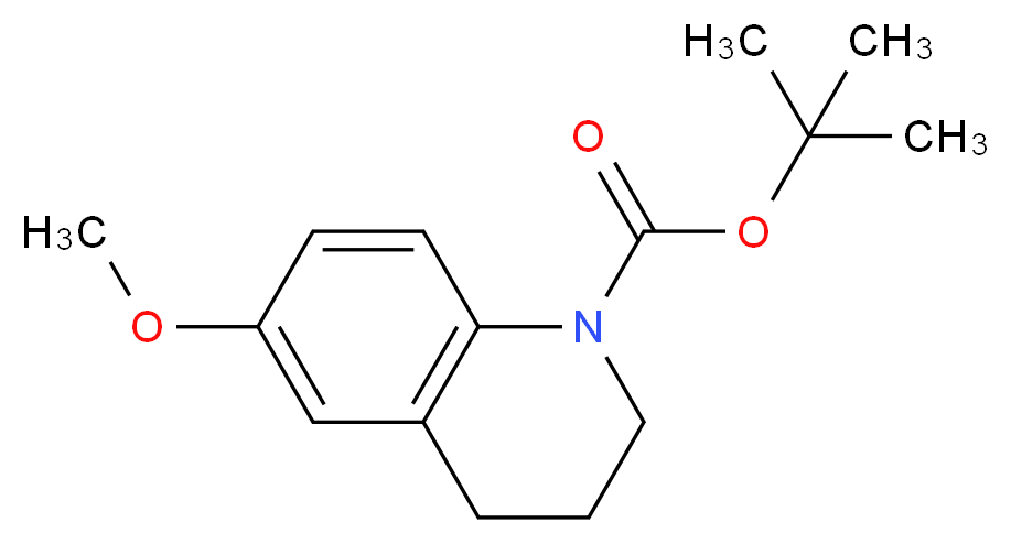 tert-butyl 6-methoxy-1,2,3,4-tetrahydroquinoline-1-carboxylate_分子结构_CAS_121006-53-9