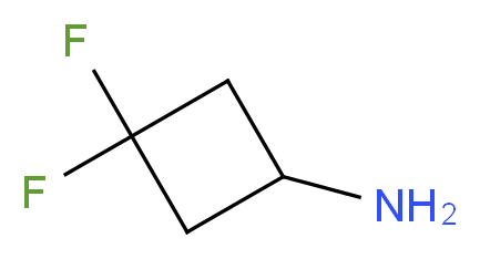 3,3-difluorocyclobutan-1-amine_分子结构_CAS_)