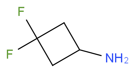 3,3-DIFLUOROCYCLOBUTANAMINE_分子结构_CAS_637031-93-7)