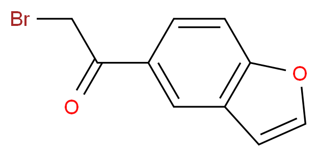 5-(Bromoacetyl)benzo[b]furan_分子结构_CAS_844891-02-7)