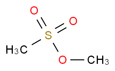 甲基磺酸甲酯_分子结构_CAS_66-27-3)