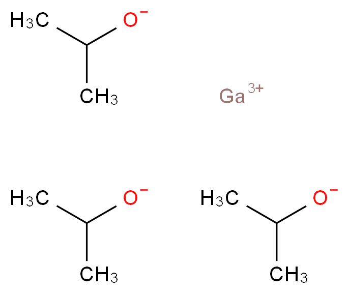 异丙醇镓(III), 低聚物的混合体_分子结构_CAS_4452-61-3)