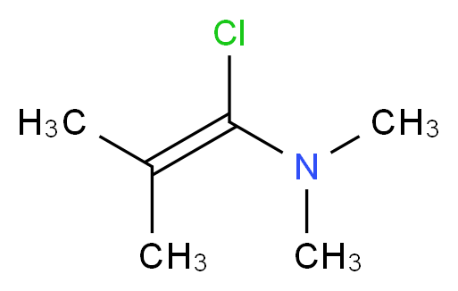 1-氯-N,N,2-三甲基-1-丙烯胺_分子结构_CAS_26189-59-3)