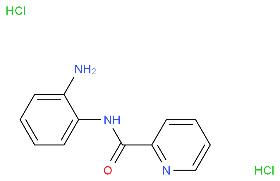 Pyridine-2-carboxylic acid (2-amino-phenyl)-amide dihydrochloride_分子结构_CAS_1185303-36-9)