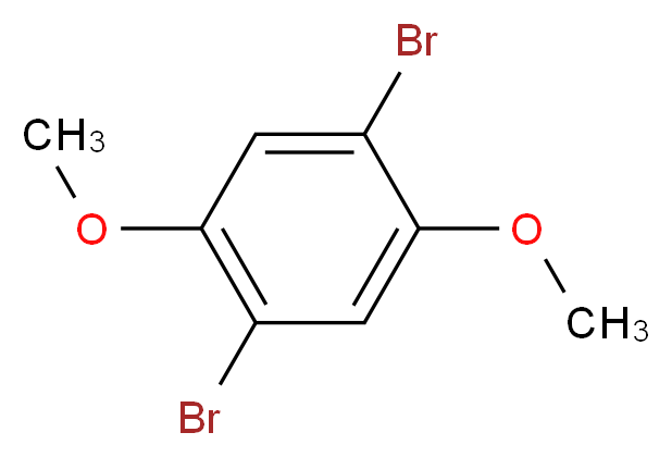 1,4-二溴-2,5-二甲氧基苯_分子结构_CAS_2674-34-2)