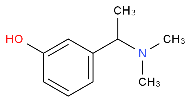 3-[1-(dimethylamino)ethyl]phenol_分子结构_CAS_105601-04-5