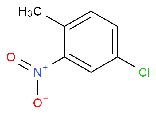 2-Nitro-4-chlorotoluene_分子结构_CAS_89-59-8)