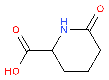 6-oxopiperidine-2-carboxylic acid_分子结构_CAS_)