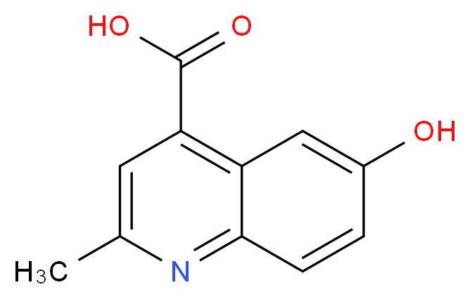 6-Hydroxy-2-methylquinoline-4-carboxylic acid_分子结构_CAS_50741-53-2)