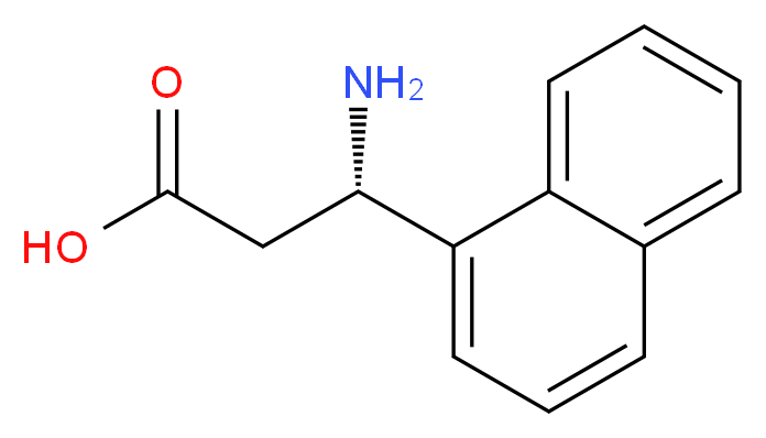 (S)-3-AMINO-3-(1-NAPHTHYL)-PROPIONIC ACID_分子结构_CAS_275826-46-5)