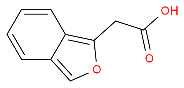2-Benzofuranacetic acid_分子结构_CAS_62119-70-4)