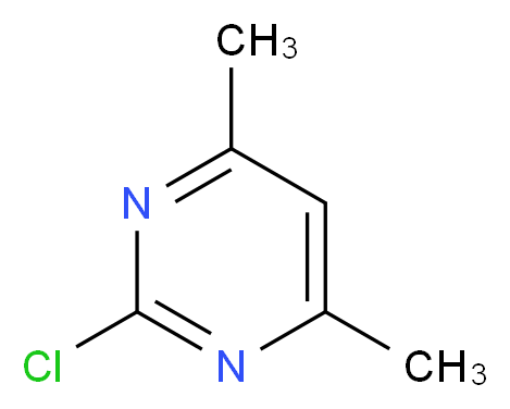 2-Chloro-4,6-dimethylpyrimidine_分子结构_CAS_)