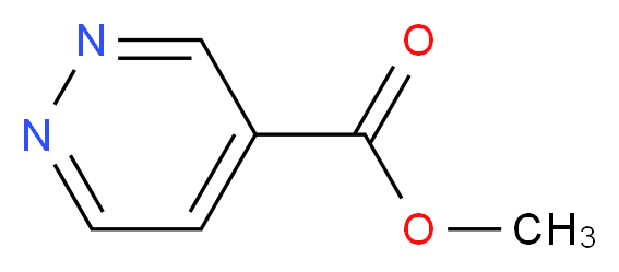 methyl pyridazine-4-carboxylate_分子结构_CAS_34231-77-1