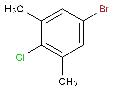 5-Bromo-2-chloro-1,3-xylene_分子结构_CAS_)