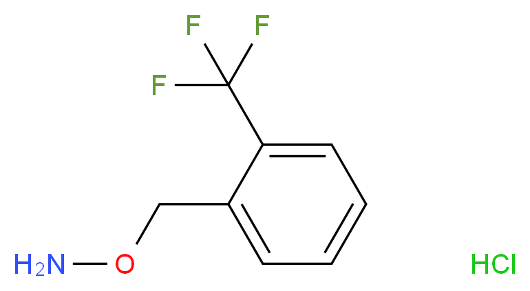1-[(Aminooxy)methyl]-2-(trifluoromethyl)benzene hydrochloride_分子结构_CAS_)