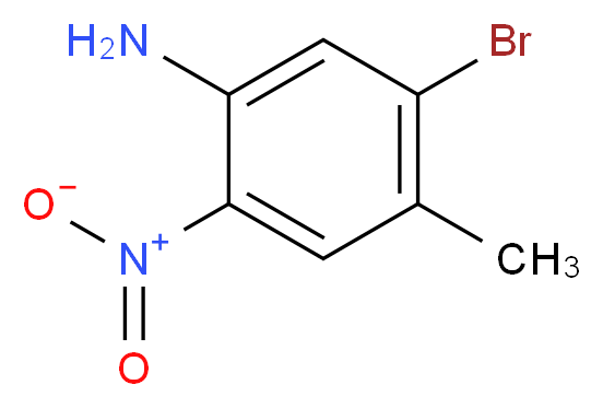 5-bromo-4-methyl-2-nitroaniline_分子结构_CAS_40371-63-9