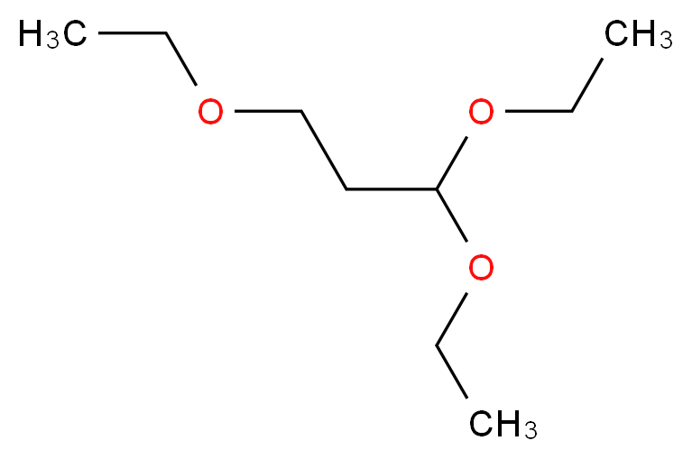 3-乙氧基丙醛二乙基乙缩醛_分子结构_CAS_7789-92-6)