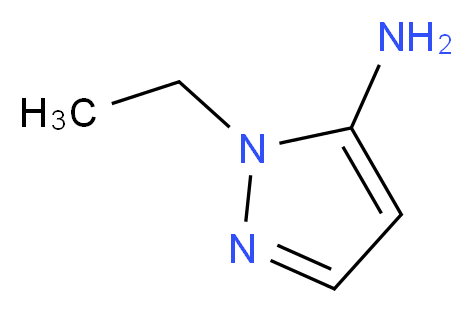 5-Amino-1-Ethylpyrazole_分子结构_CAS_3528-58-3)