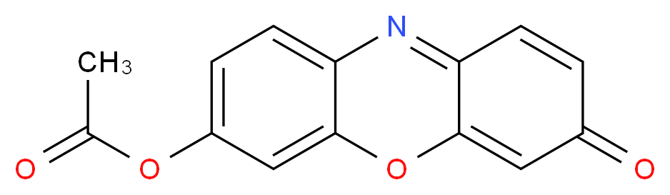 Resorufin acetate_分子结构_CAS_1152-14-3)