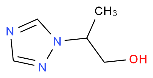 2-(1H-1,2,4-Triazol-1-yl)propan-1-ol_分子结构_CAS_1158736-02-7)