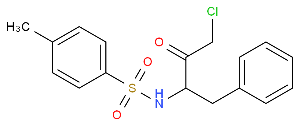 4-chloro-S-(4-methylphenyl)-3-oxo-1-phenylbutane-2-sulfonamido_分子结构_CAS_329-30-6