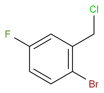 1-bromo-2-(chloromethyl)-4-fluorobenzene_分子结构_CAS_857276-61-0)