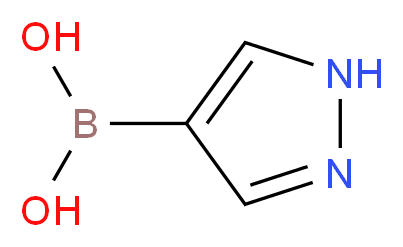 1H-Pyrazole-4-boronic acid_分子结构_CAS_763120-58-7)