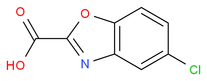 5-Chloro-benzooxazole-2-carboxylic acid_分子结构_CAS_49559-65-1)