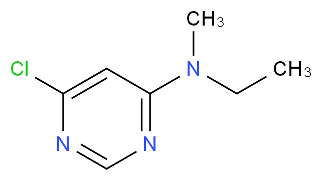 6-chloro-N-ethyl-N-methyl-4-pyrimidinamine_分子结构_CAS_959241-43-1)