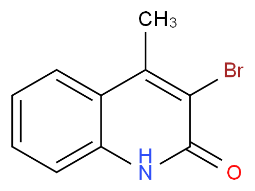 3-Bromo-4-methylquinolin-2(1H)-one_分子结构_CAS_37778-22-6)