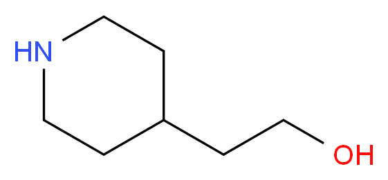 2-(Piperidin-4-yl)ethanol_分子结构_CAS_622-26-4)