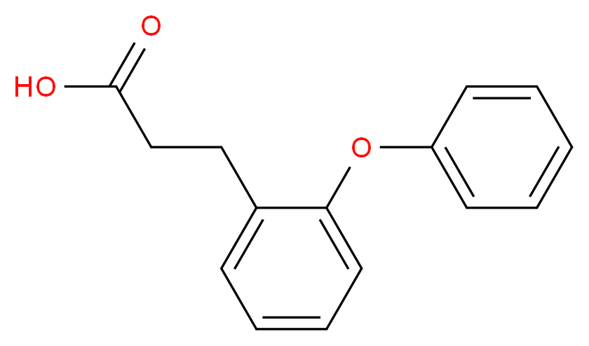 3-(2-phenoxyphenyl)propanoic acid_分子结构_CAS_40492-92-0