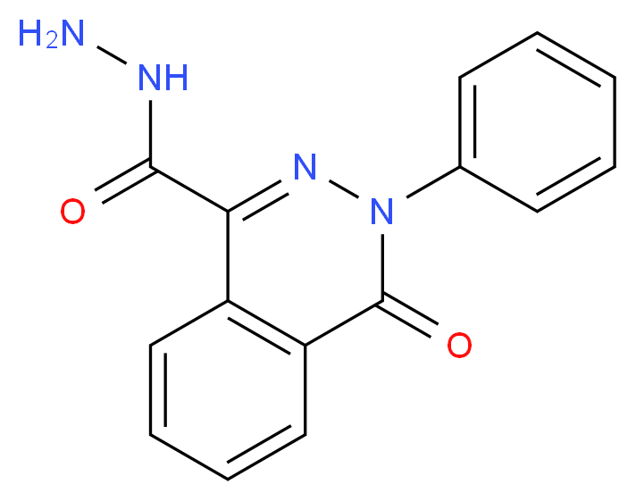 4-oxo-3-phenyl-3,4-dihydrophthalazine-1-carbohydrazide_分子结构_CAS_106882-45-5)