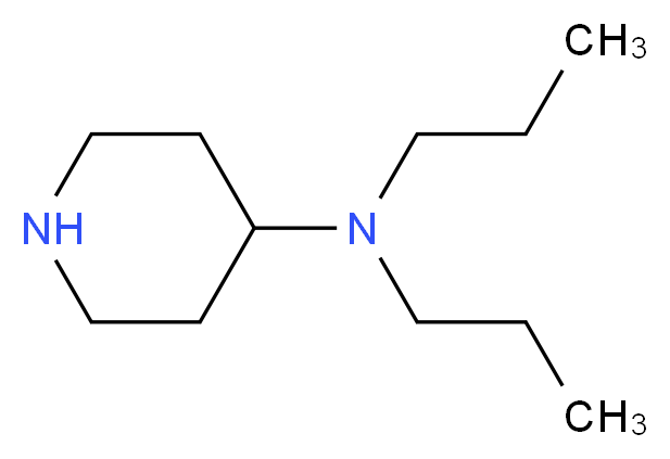 N,N-dipropylpiperidin-4-amine_分子结构_CAS_675136-96-6
